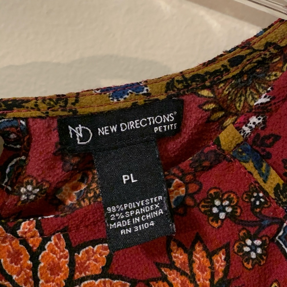 New Directions Top petite Large - Picture 6 of 8